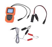 TARSHYRY Tester per Pannelli Solari, Multimetro Fotovoltaico MPPT per Pannelli Fotovoltaici da 5W a 500W con Ampio Schermo LCD, per la Misurazione e la Ricerca Dell'irradiazione solare. (ORANGE)