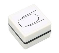 TARSHYRY Timbro per Esercitazioni Sulla Nail Art per Unghie Quadrate, Strumento di Progettazione di Linee Fluide per la Formazione Sulla Nail Art e lo Sviluppo di abilità Stamper in Silicone (chiodi