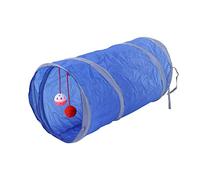 TARSHYRY Tunnel del Coniglietto, Tunnel di Gatti di Coniglio per Gatti Interni Giocattolo in Poliestere Pieghevole con Giocattolo Interattivo a Palla Sospesa per, Cucciolo, Gattino, Gattino,