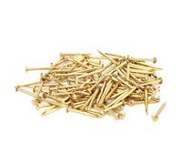 TARSHYRY Unghie in Ottone, Unghie Murali 100 Pezzi Rotondi Testa Rotonda Brass Retti Vintage Art per le Cavie (18 mm di lunghezza)