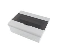 TARSHYRY Unità di Distribuzione dell'alimentazione a 13 Vie con Coperchio Trasparente, Pannello Interruttore Automatico Nascosto per Montaggio su Guida DIN