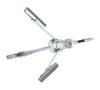 TARSHYRY Utensile per Levigatura Flessibile per Cilindri a 3 Ganasce con Rotella Zigrinata, Gamma di Alesaggi 51 X 165 Mm per la Riparazione del Motore e la Rimozione dei Depositi 2 Affilatura per