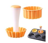 Tart Tamper - Tart Press | Pastry Tamper | Non Stick Food Removable Cake Pastry Baking Tool, Pastry Dough Tamper, Egg Tart Making Tool For Home Bakers, Pie Pastry Dough Tamper For Kitchen