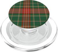 Tartan natalizio classico scozzese rosso e verde PopSockets PopGrip per MagSafe