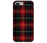 Tartan rosso scozzese natalizio classico Highland Festive Custodia per iPhone 7 Plus/8 Plus