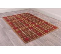 Tartan Rug Tradizionale Classico Soggiorno Camera Piccolo Medio Grande Tappeto