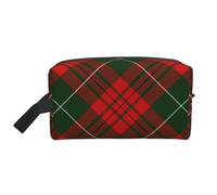 Tartan scozzese natalizio, Borsa per il trucco Borsa per cosmetici Borsa da viaggio portatile da viaggio Borsa per trucco Organizer