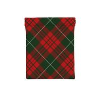 Tartan scozzese natalizio, Spremere il portafoglio superiore da donna Borsa portaoggetti Piccola portamonete Portamonete