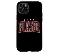 Tartan ufficiale del clan Fraser of Lovat Custodia per iPhone 11 Pro