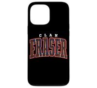Tartan ufficiale del clan Fraser of Lovat Custodia per iPhone 13 Pro Max