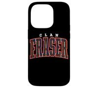 Tartan ufficiale del clan Fraser of Lovat Custodia per iPhone 14 Pro
