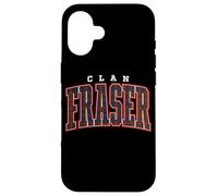 Tartan ufficiale del clan Fraser of Lovat Custodia per iPhone 16