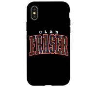 Tartan ufficiale del clan Fraser of Lovat Custodia per iPhone X/XS
