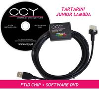 TARTARINI SFI,ETAGAS,TEC,JUNIOR LAMBDA GPL interfaccia diagnostica USB + soft...