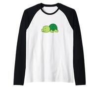 Tartaruga addorment Maglia con Maniche Raglan