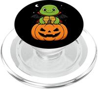 Tartaruga Amante Animali Vampiro Zucca Halloween Ragazzi Ragazze PopSockets PopGrip per MagSafe
