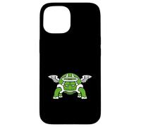 Tartaruga Angelo Fumetto Ali Santo Halo Cielo Volare Vecchio Cartone Anim Custodia per iPhone 15