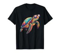 Tartaruga Che Indossa Occhiali da Sole Turtle Gear Tipi di Tartaruga Maglietta