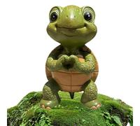 Tartaruga Da Giardino - Ornamento Del Cortile Per Esterni | Scultura Di Tartaruga Decorativa, Figurina Per Animali In Resina, Accento Per Stravagante, Statua Di Casa Realistica, Pezzo Di Decoraz