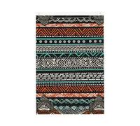 Tartaruga etnica a righe bandiera da giardino di benvenuto 2 x 3 ft double face no dissolvenza bandiere casa cortile sfondo foto banner festa per cortile portico prato decorazione esterna