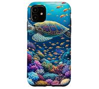 Tartaruga Fantasy Coral Reef Custodia per iPhone 11