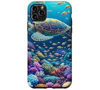 Tartaruga Fantasy Coral Reef Custodia per iPhone 11 Pro Max