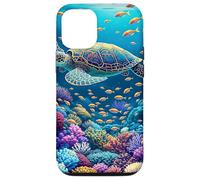 Tartaruga Fantasy Coral Reef Custodia per iPhone 12/12 Pro