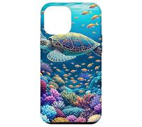 Tartaruga Fantasy Coral Reef Custodia per iPhone 12 Pro Max
