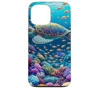 Tartaruga Fantasy Coral Reef Custodia per iPhone 13 Pro Max