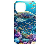 Tartaruga Fantasy Coral Reef Custodia per iPhone 16 Pro Max
