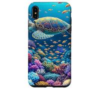 Tartaruga Fantasy Coral Reef Custodia per iPhone XS Max