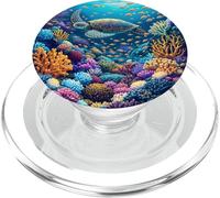Tartaruga Fantasy Coral Reef PopSockets PopGrip per MagSafe