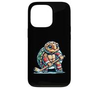 Tartaruga Fresca Gioca a Hockey su Ghiaccio Custodia per iPhone 13 Pro