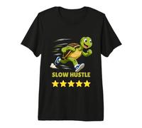 Tartaruga in Esecuzione Slow Hustle 5 Stelle Maglietta Premium