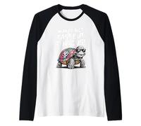Tartaruga lenta ma feroce - Atteggiamento di Street Art Maglia con Maniche Raglan