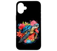 Tartaruga marina Fiori Hawaii Immersioni subacquee Custodia per iPhone 16 Plus