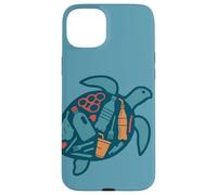Tartaruga marina in plastica oceanica Eco Awareness Design Custodia per iPhone 15 Plus