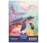 Tartaruga Marina Puzzle 1000 Pezzi Gioco Di Sfidaans Adulti E over 12 Anni Colorato Puzzle Impossibile Sfida EduGattoiva Regalo Per La Decorazione Domestica 38x26cm/1000pcs
