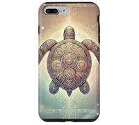 Tartaruga marina retrò e mandala design vintage Custodia per iPhone 7 Plus/8 Plus