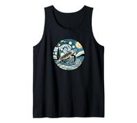 Tartaruga Marina Snorkel Scuba Hawaii Gogh Starry Night Style Canotta