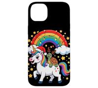 Tartaruga Marina Unicorno Arcobaleno Tartarughe Custodia per iPhone 14 Plus