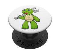 Tartaruga Meccanico Chiave inglese PopSockets PopGrip Adesivo