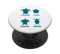 Tartaruga Nomi Carino Tartarughe Varietà Animali Amanti Divertente Design PopSockets PopGrip Adesivo