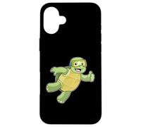 Tartaruga Nuotare Occhialini da nuoto Sport acquatici Custodia per iPhone 16 Plus