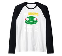 Tartaruga per Acquario con Orecchie Rosse Maglia con Maniche Raglan