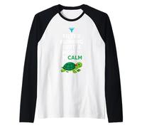 Tartaruga per Acquario con Orecchie Rosse Maglia con Maniche Raglan