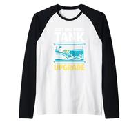 Tartaruga per Acquario con Orecchie Rosse Maglia con Maniche Raglan