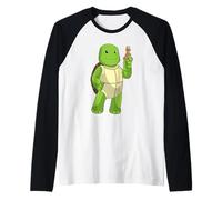 Tartaruga Pezzo degli Scacchi Pedone Scacchi Maglia con Maniche Raglan