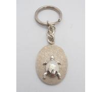 Tartaruga : Portachiavi in Argento 925 - Rettile - Testuggine -