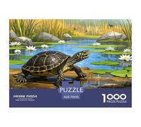 tartaruga stagno europea Puzzle Impossibili 1000Pcs Decorazione Per La Casa. Giochi Rilassamento E Intelligence Per Adulti E Ragazzi Da 14 Anni 70x50cm/1000pcs